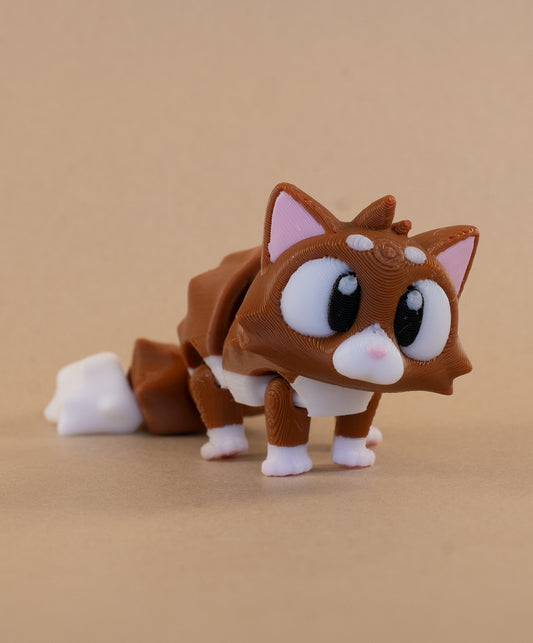 Flexi Mini Cat – Articulated 3D Printed Feline Toy