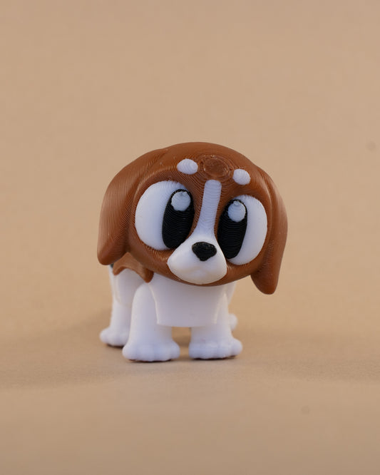 Flexi Mini Beagle – Articulated 3D Printed Dog Toy