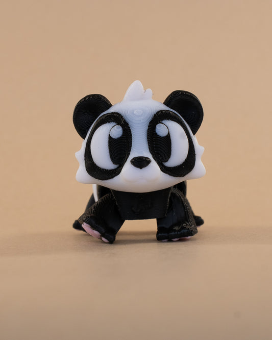 Flexi Mini Panda - Articulated 3D Printed Panda Toy