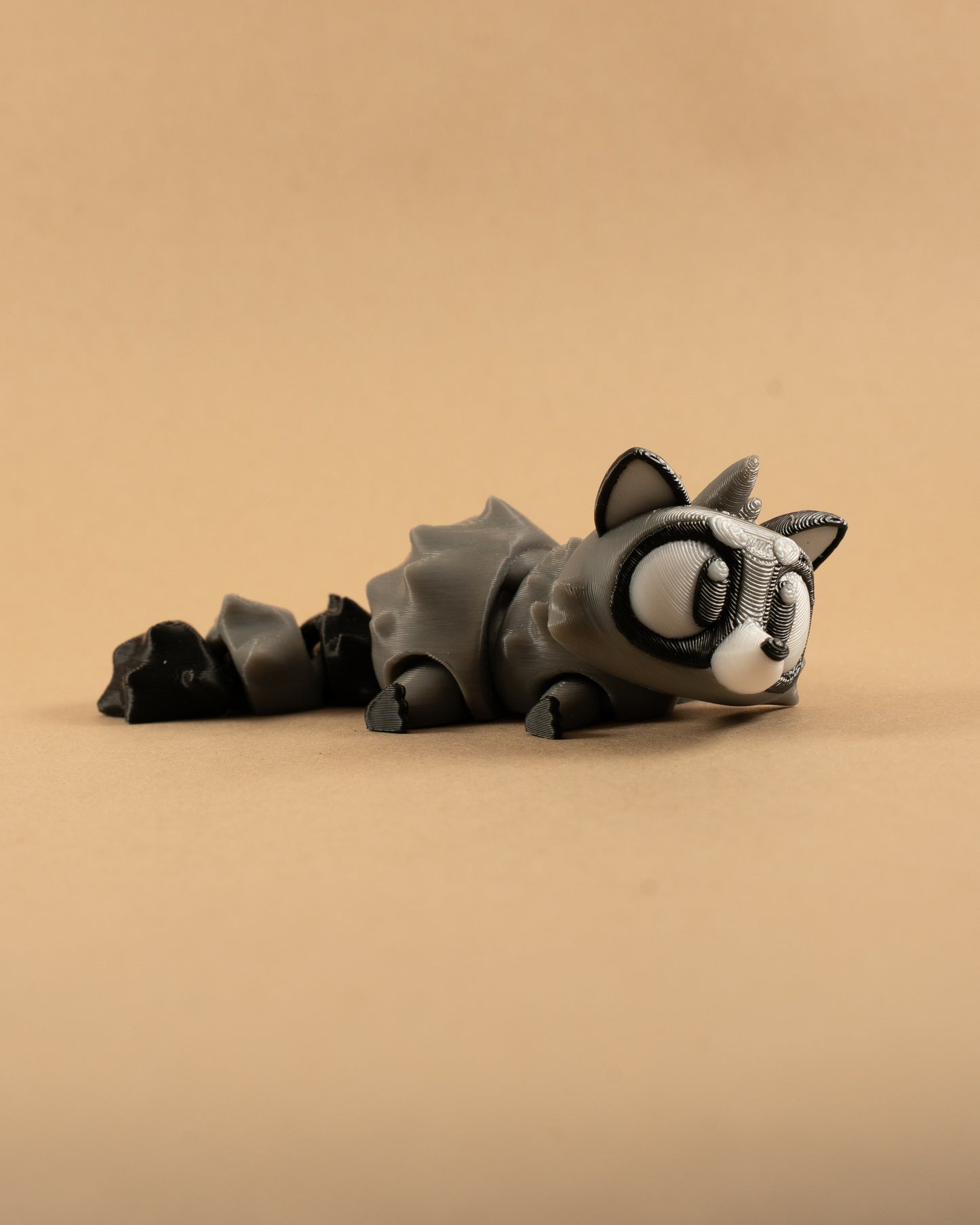 Flexi Mini Raccoon – Articulated 3D Printed Bandit