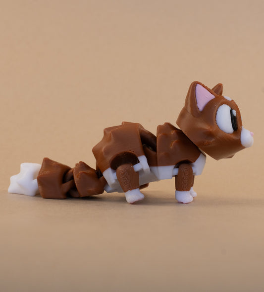 Flexi Mini Cat – Articulated 3D Printed Feline Toy