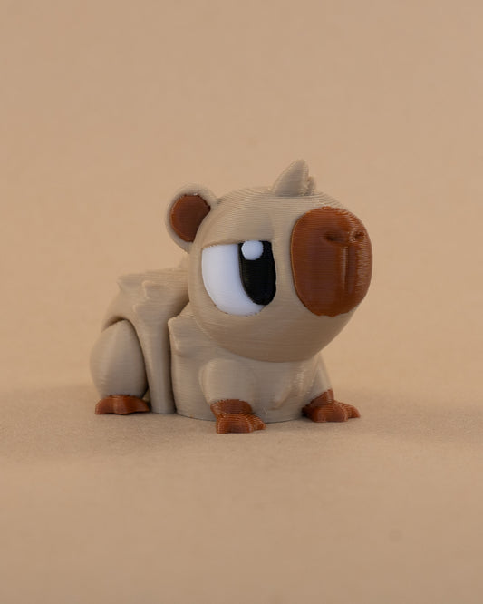 Flexi Mini Capybara – Articulated 3D Printed Capybara