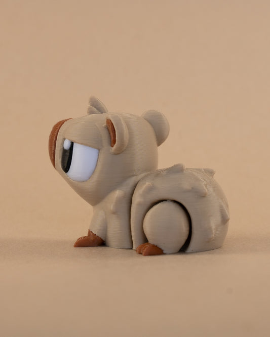 Flexi Mini Capybara – Articulated 3D Printed Capybara